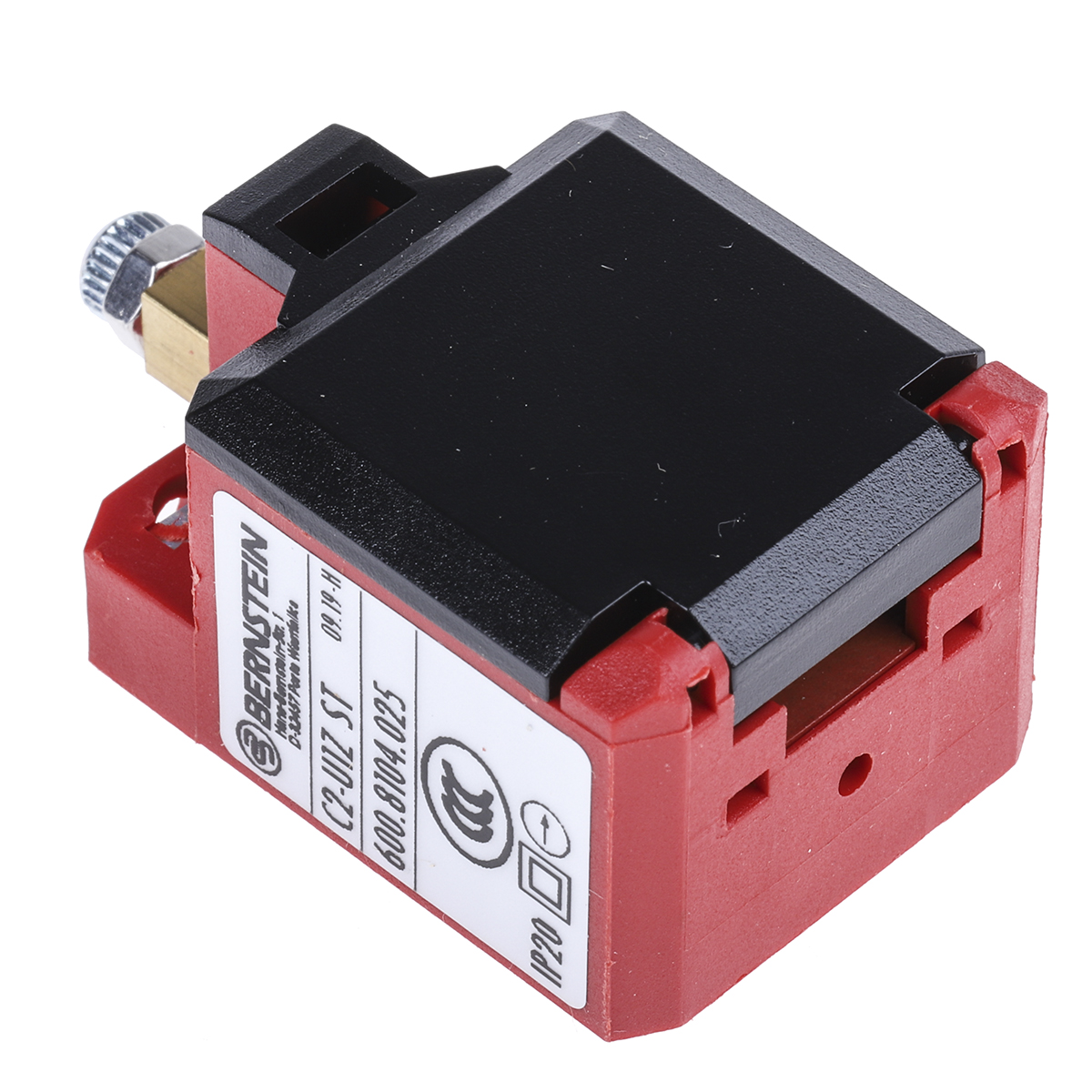 6008104025 Bernstein AG C2 Series Plunger Interlock Switch, 1 NO/1 NC, IP20, Glass Reinforced Plastic Housing, 250V ac, 10A