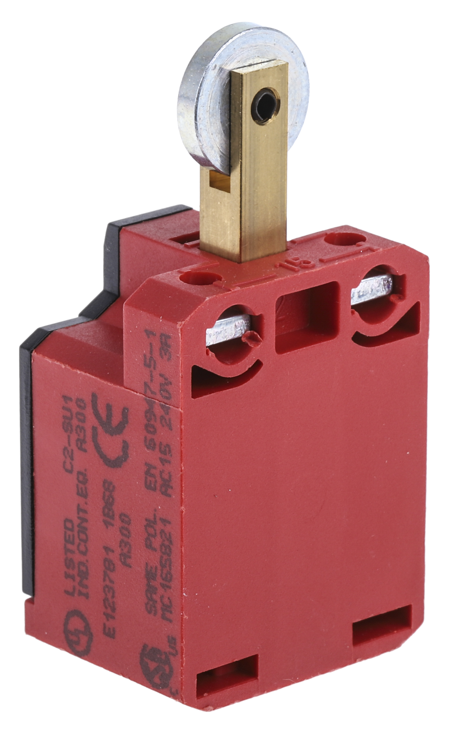 6008366014 Bernstein AG C2 Series Roller Interlock Switch, 1 NO/1 NC, IP20, Glass Reinforced Plastic Housing, 250V ac, 10A