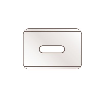 MARTOR Steel Round Edge Auto-Retractable, 26 mm 18.5 mm, 10 per Package