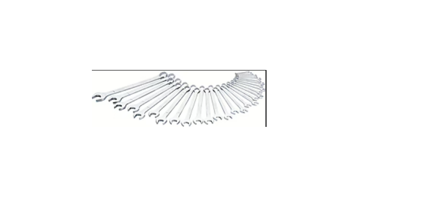 HAZET 31-Piece Wrench Set, 5.5 to 41 mm, Chrome Vanadium Steel