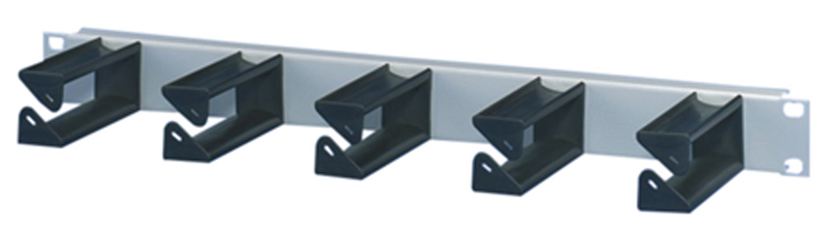 nVent SCHROFF Plastic Cable Organiser Cable Management Ring for Use with 19 in Cabinet, 5 Rings, 300 mm
