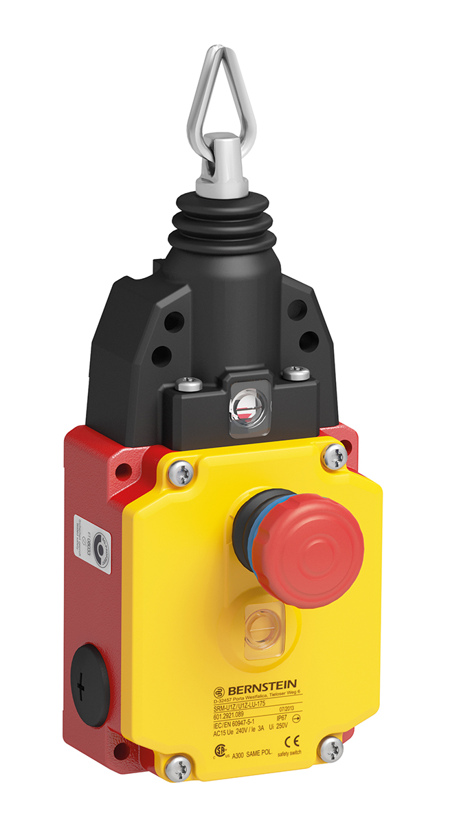 Bernstein AG SRM Rope Pull Switch 90 mm, 2 NO/2 NC