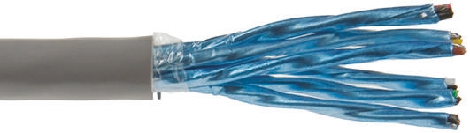 Alpha Wire Alpha Essentials Communication & Control Series Data Cable, 6 Pairs, 30 m, Grey Sheath Polyvinyl Chloride