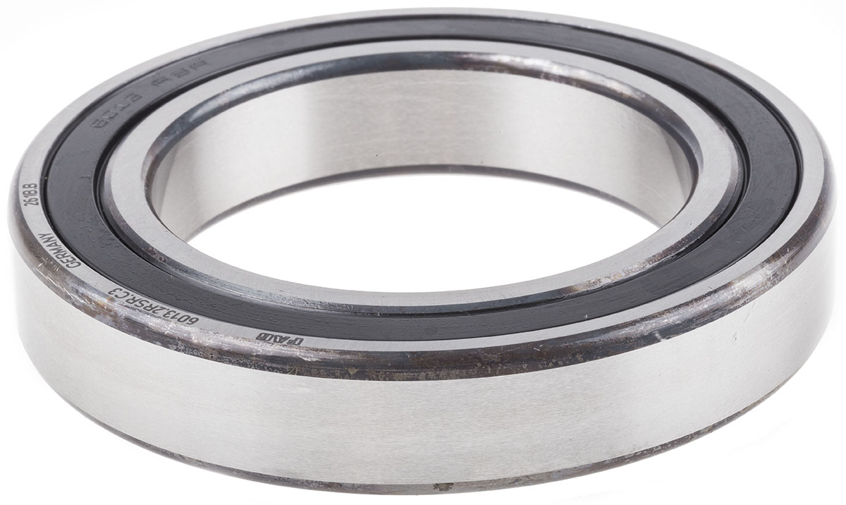 FAG 6013-2RSR-C3 1 Row Ball Bearing - 65 mm ID, 100 mm OD