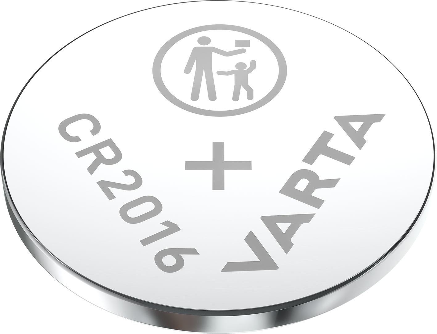 6016101415 Varta CR2016 Coin Battery, 3 V, 20 mm Diameter, 5 Pack