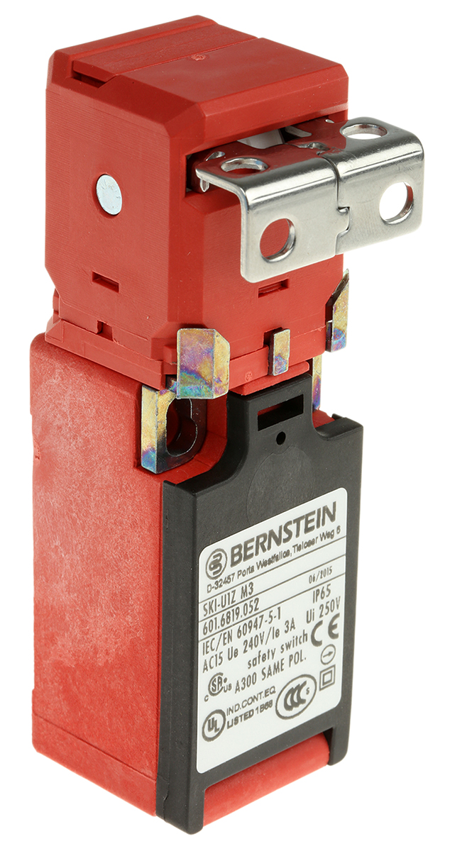 Bernstein AG SKI Safety Interlock Switch, Keyed Actuator Included, Fibreglass Reinforced Thermoplastic, Key