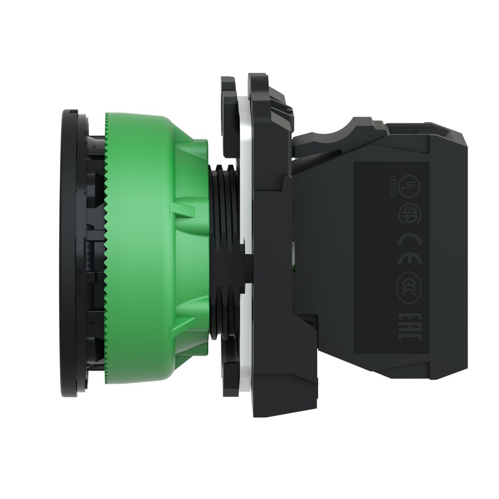 xb5fvg1 Schneider Electric, XB5, Flush White LED Pilot Light, 30 mm Cutout, IP67, IP66, IP69, Round, 100V ac, 132 V ac