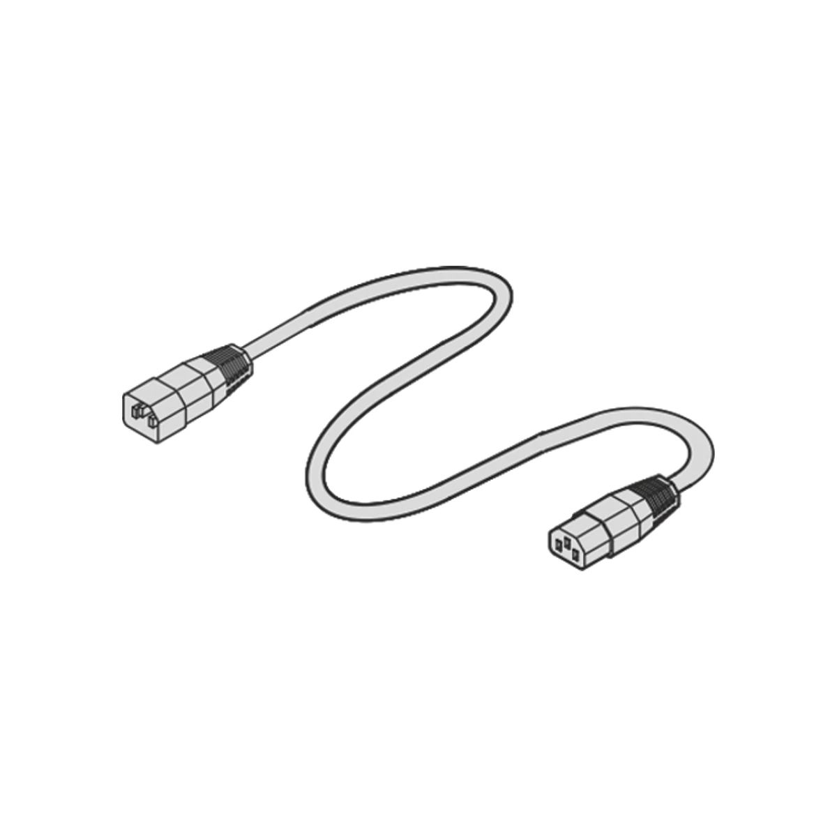 nVent SCHROFF Polyvinyl Chloride Cable Management Ring Cable for Use with Fans, 2500 mm
