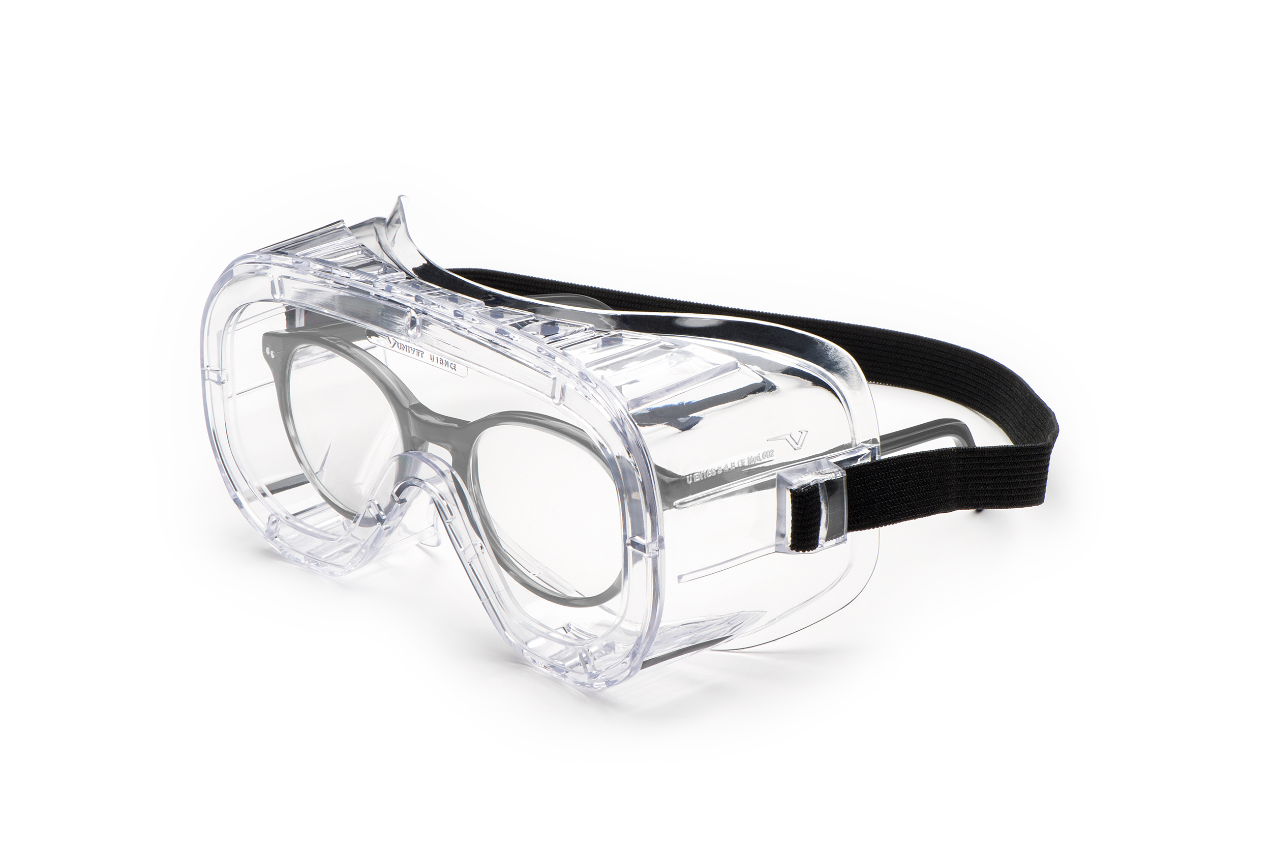 Univet 602 PC Safety Goggles with Clear Lenses