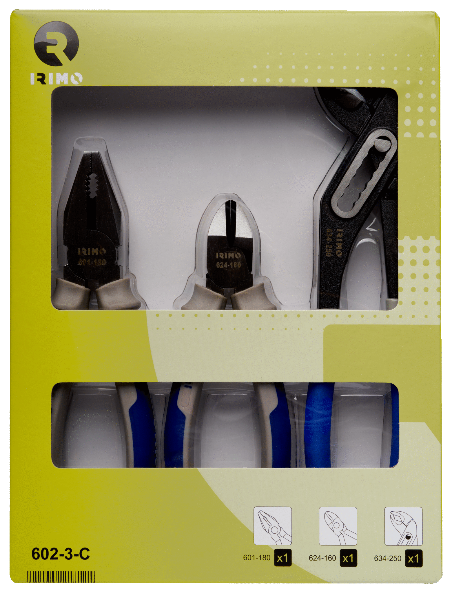 IRIMO Hex 3-Piece Plier Set