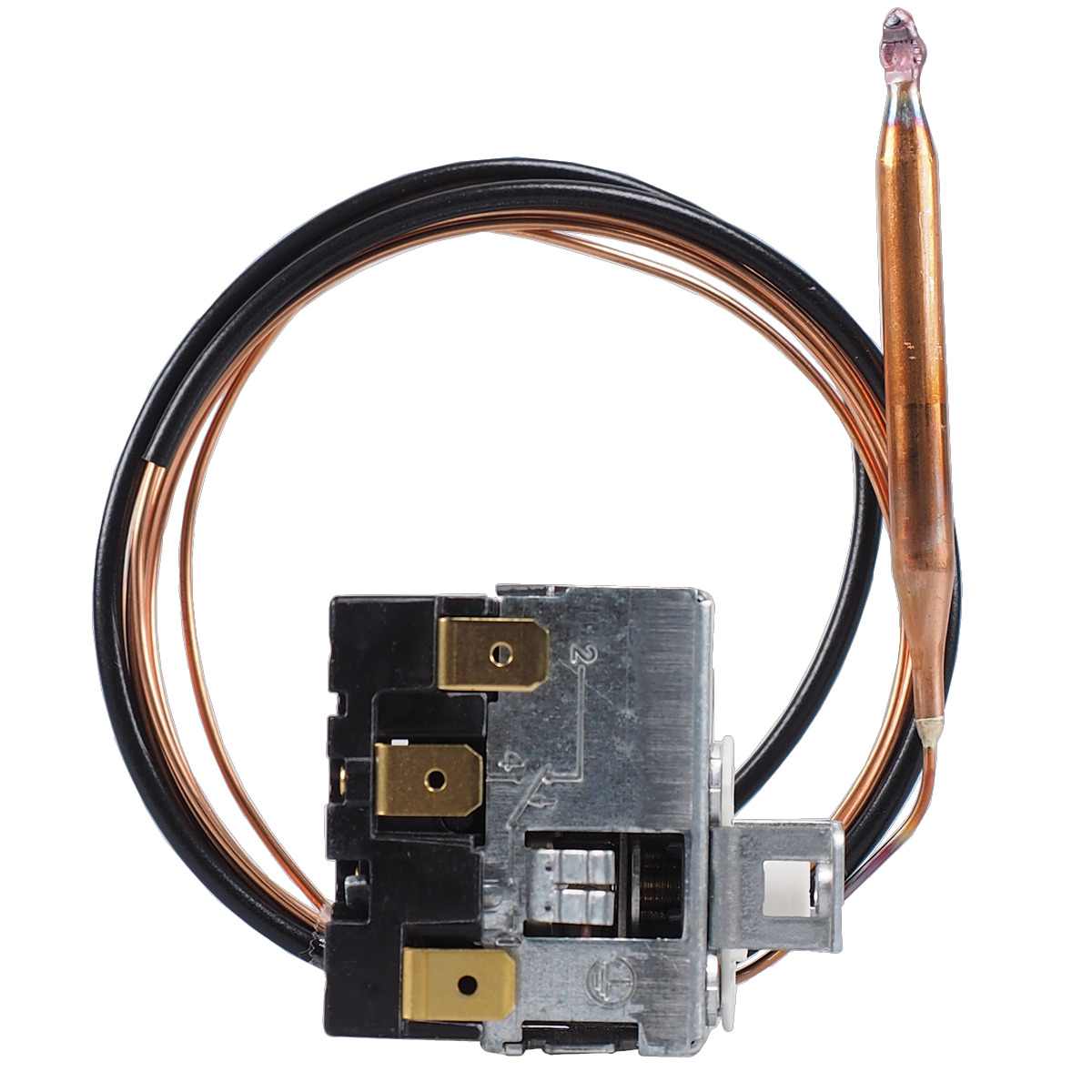 Jumo Capillary Thermostat, 130 °C Max, Automatic Reset, NC, 16 A, Panel Mount