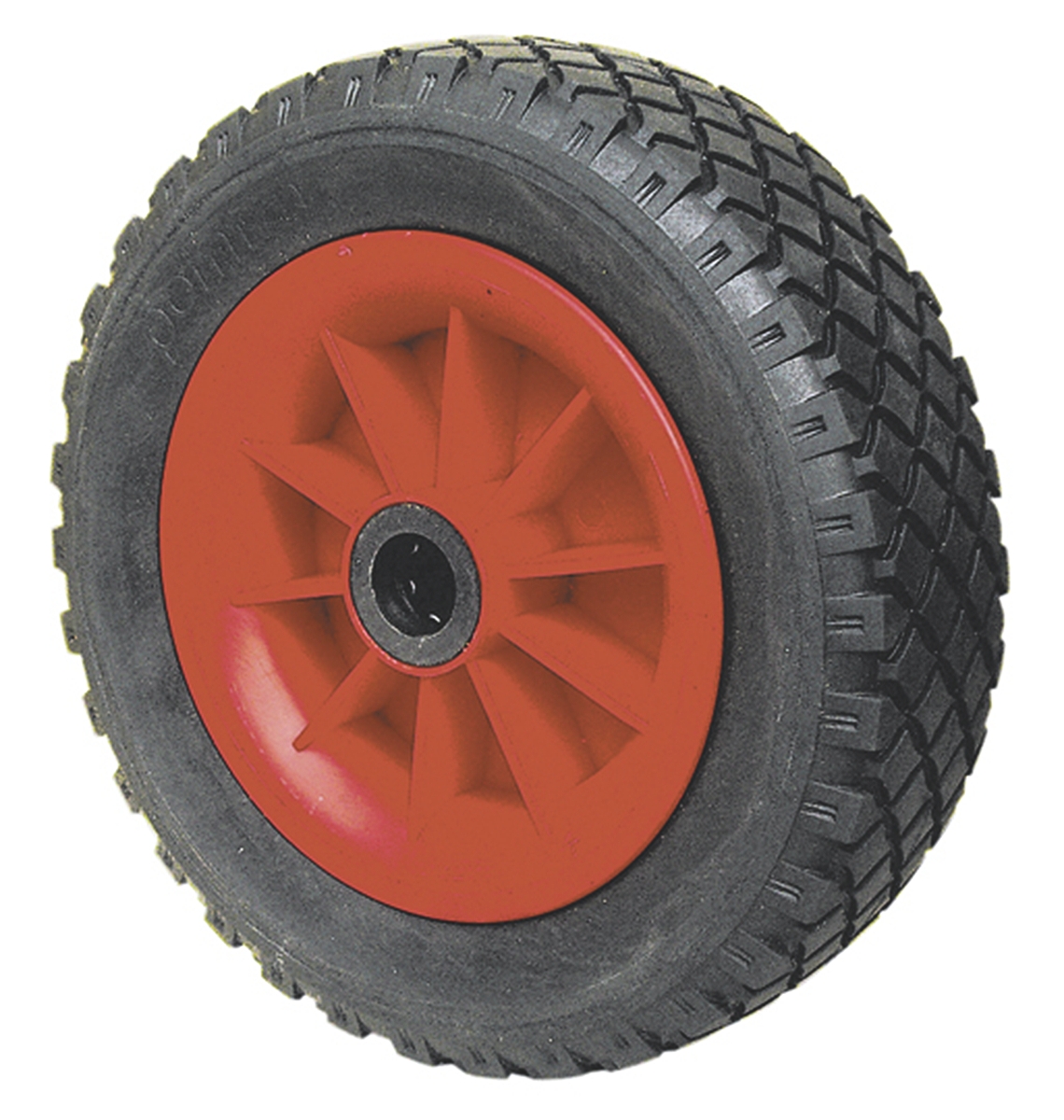 Guitel Hervieu Black, Red Polyurethane Trolley Wheel, 120 kg