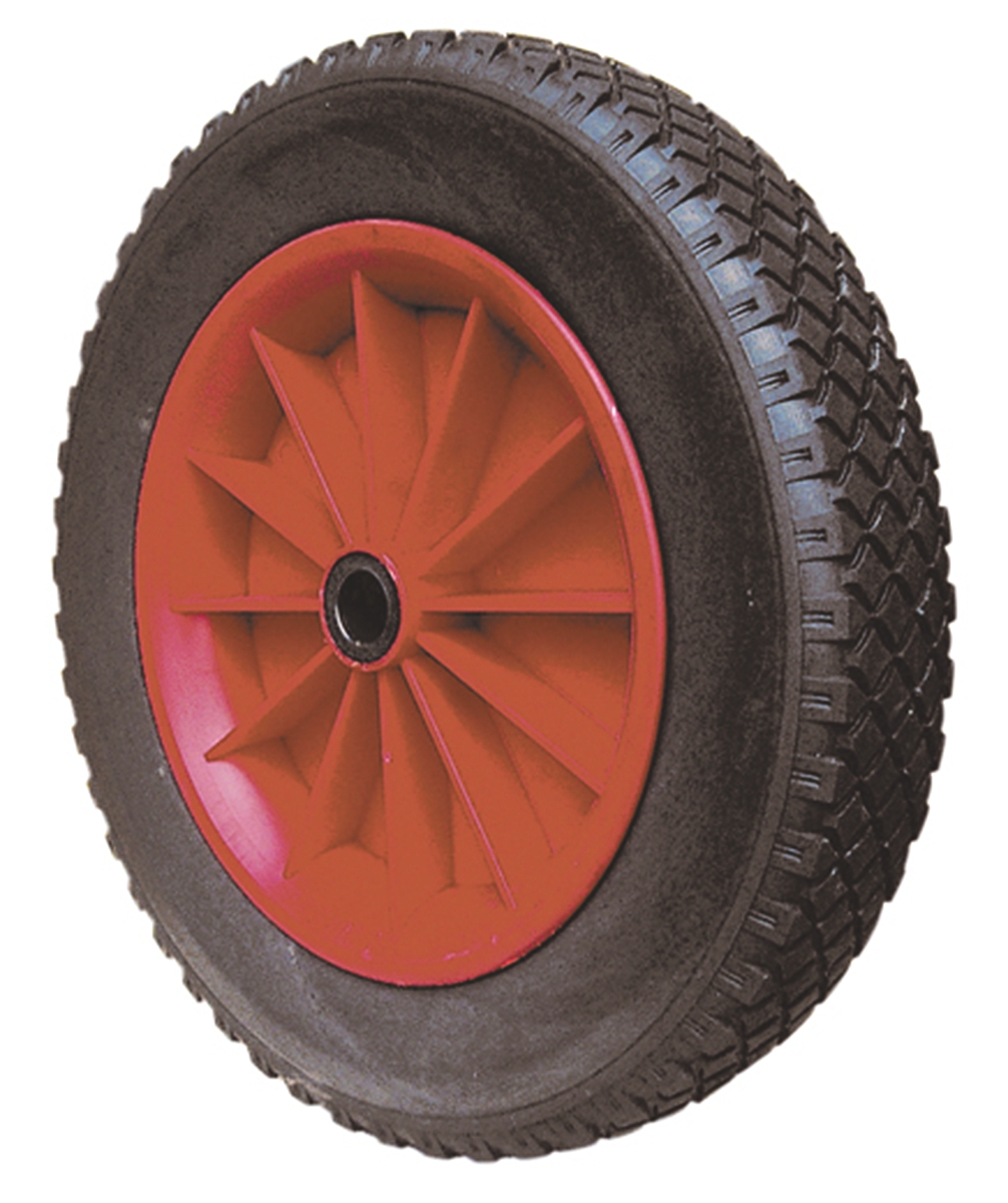 Guitel Hervieu Red, Black Polyurethane Trolley Wheel, 180 kg