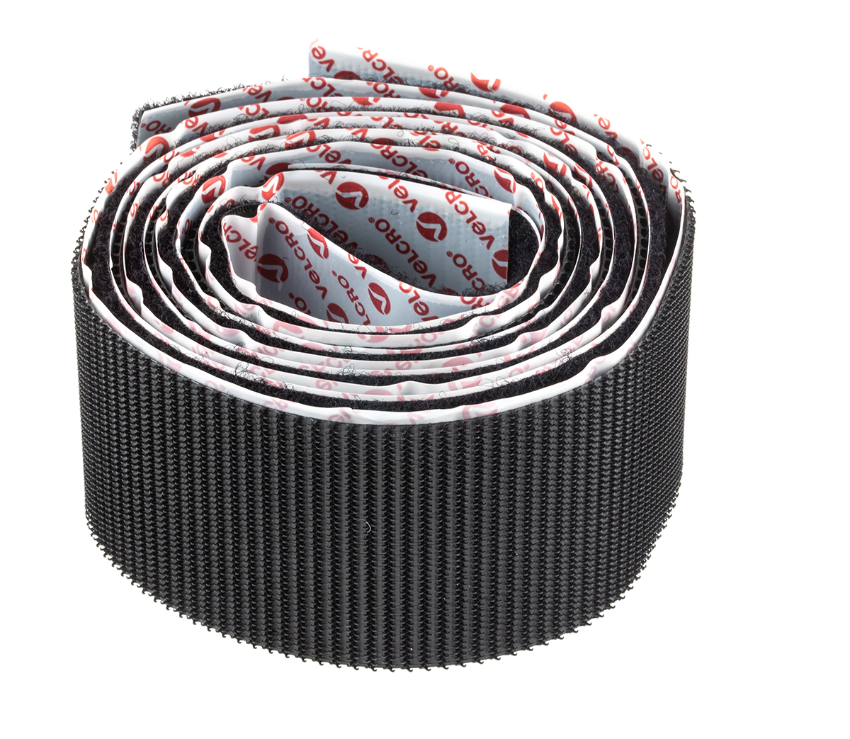 Velcro Black Hook & Loop Tape, 50mm x 1 m