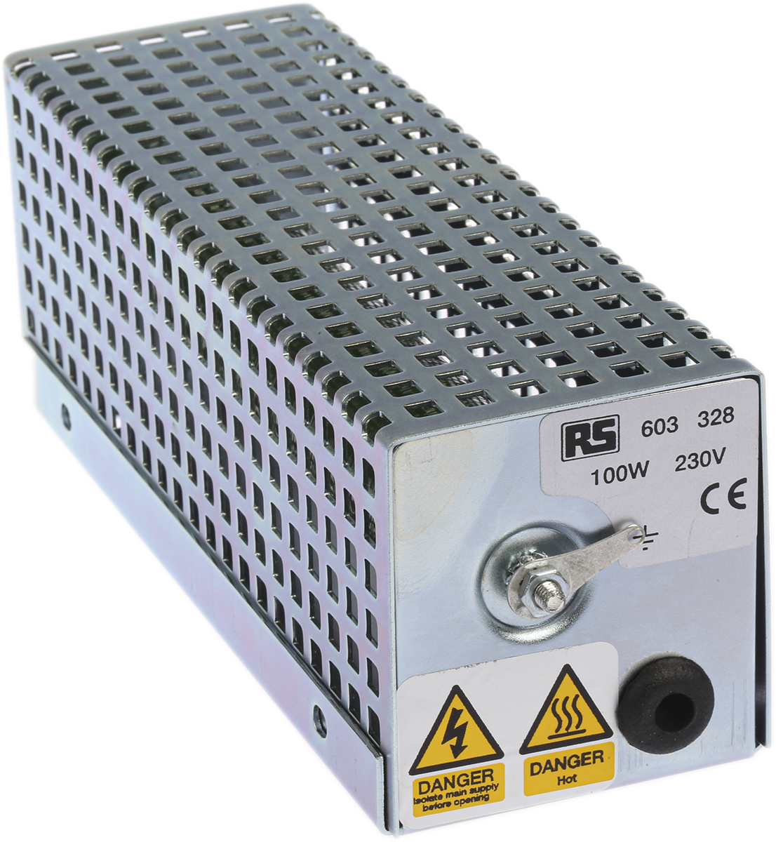 RS PRO Enclosure Heater, 230V ac, 100W Output, 100W Input, 85 °C 191mm x 67 mm