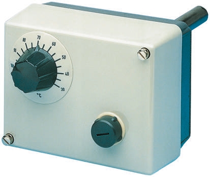 Jumo Double Thermostat Thermostat, 80 °C Max Safety Temperature Limiter, Safety Temperature Monitor, Temperature