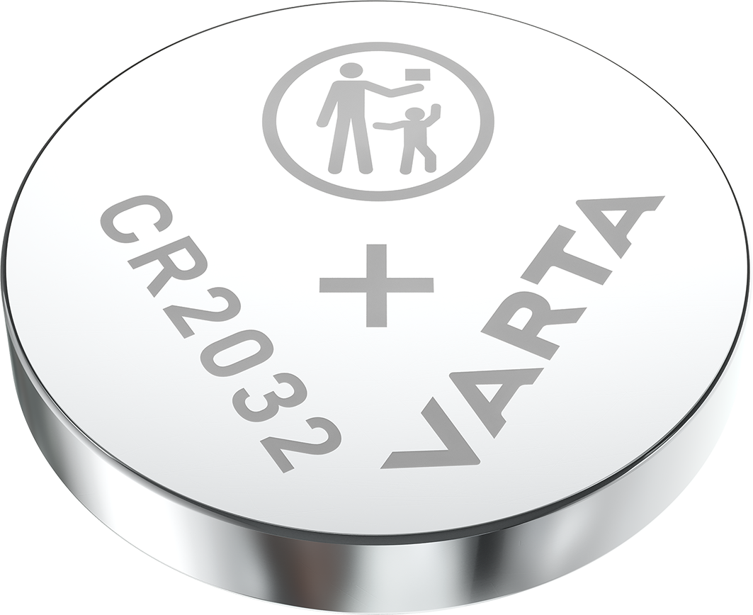6032101415 Varta CR2032 Coin Battery, 3 V, 20 mm Diameter, 5 Pack