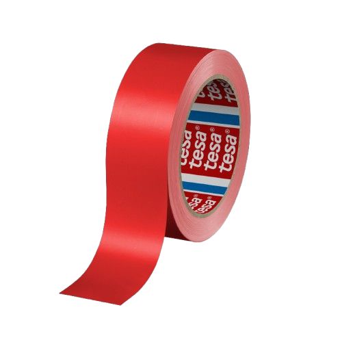 Tesa Red 60404 Premium Packaging Tape, 66 m x 50mm