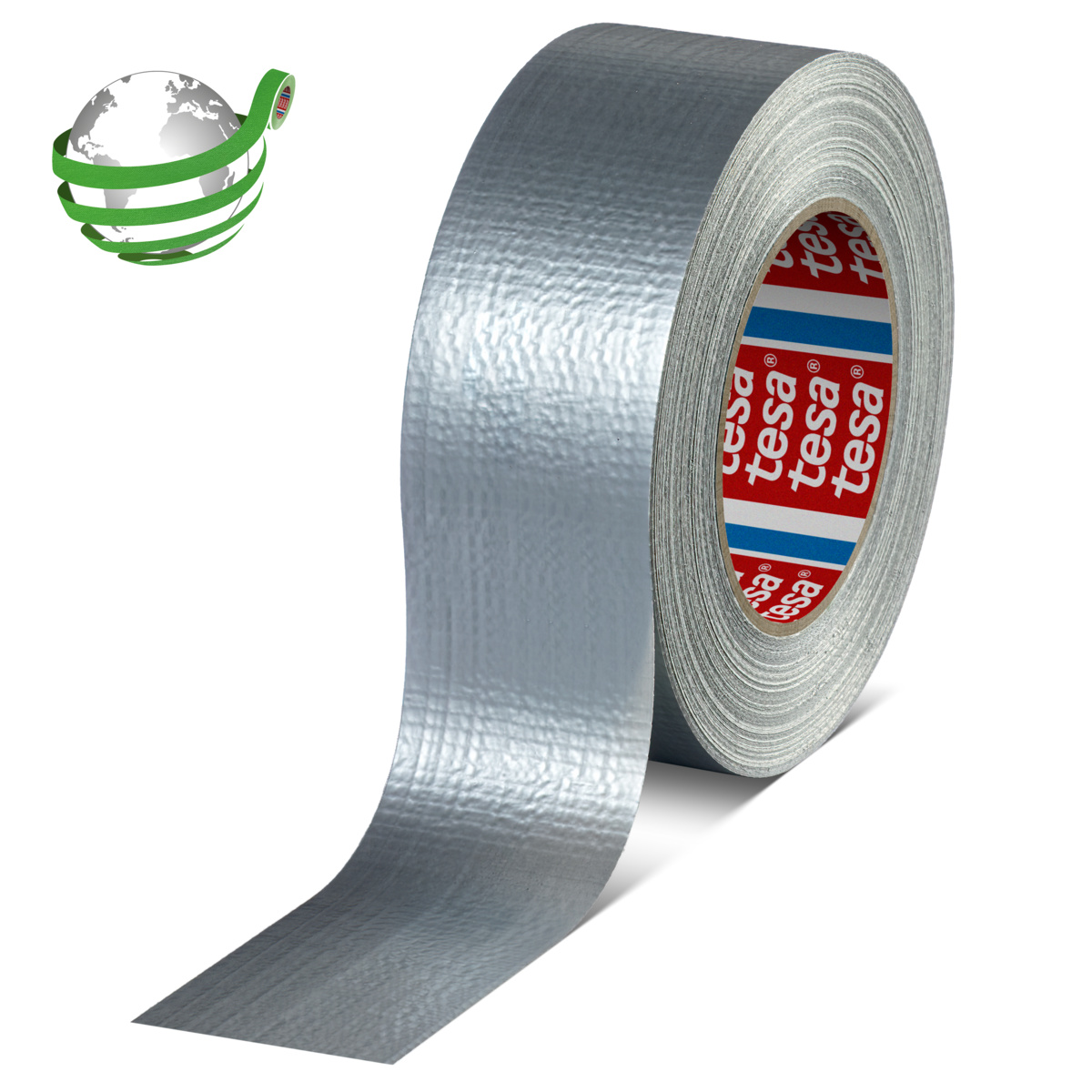 Tesa Tesa 60462 60462 Duct Tape, 50 m x 38mm, Silver, Rubber Finish