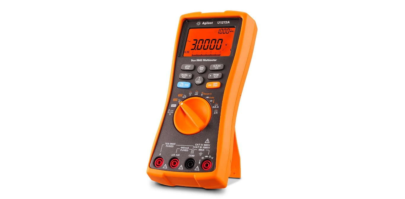 u1272a Keysight Technologies U1272A Handheld Digital Multimeter, True RMS, 10A ac Max, 10A dc Max, 1000V ac Max