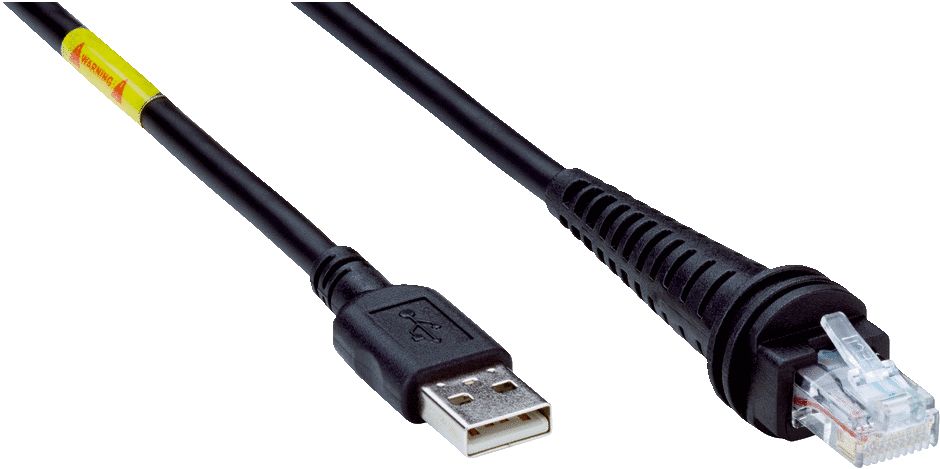 SICK USB Cable, Male USB Type A to Male RJ45, Black, 3 m