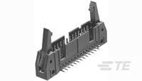 TE Connectivity AMP-LATCH Series Right Angle Board PCB Header, 20 Contact(s), 2.54 mm Pitch, 2 Row, Shrouded