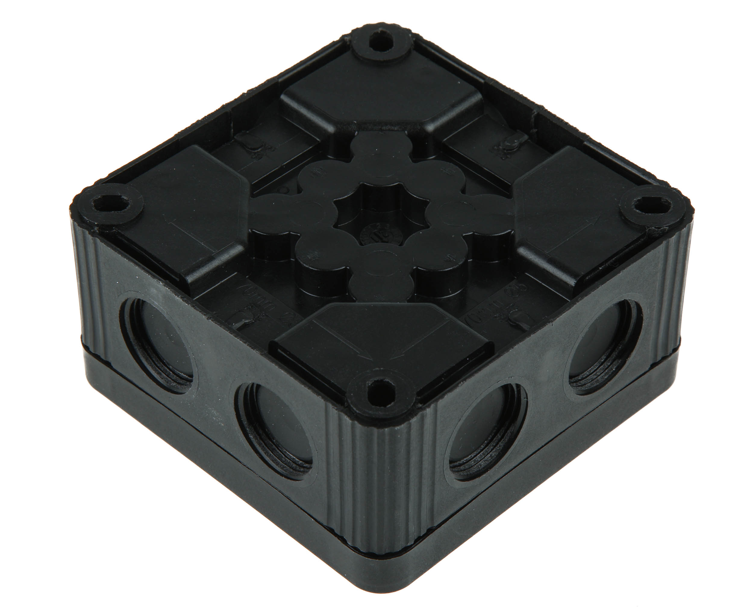 60580 WISKA White, Cover: Red, Light Grey, Black, Box: Grey Reinforced Fibreglass, Polypropylene Junction Box, IP1010, IP66,