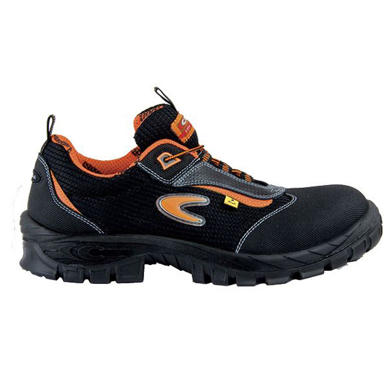 Cofra AEGIR S1 P ESD SRC Black Toe Capped Safety Trainers, UK 6, EU 39