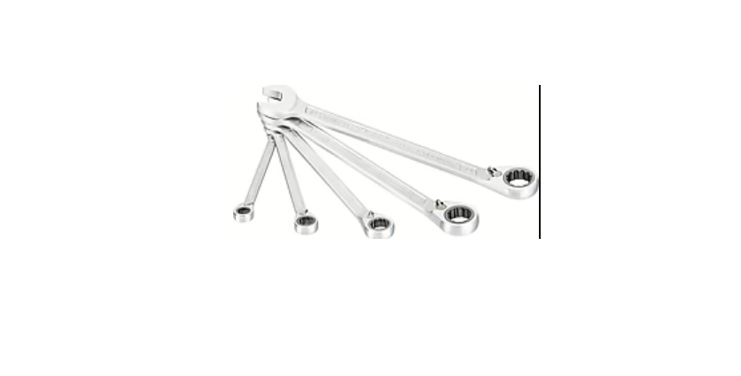 HAZET 5-Piece Wrench Set, 8 to 19 mm, Chrome Vanadium Steel