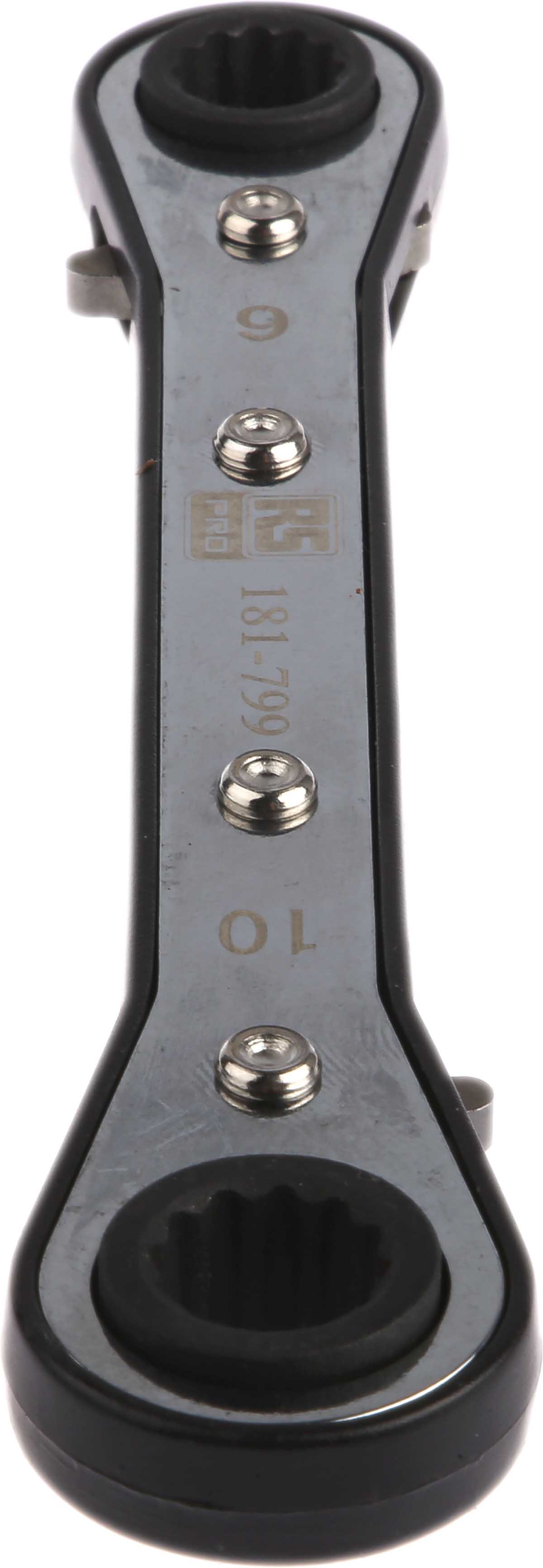 606-945 RS PRO 5-Piece Spanner Set, 7 x 8 To 15 x 17 mm, Chrome Vanadium Steel