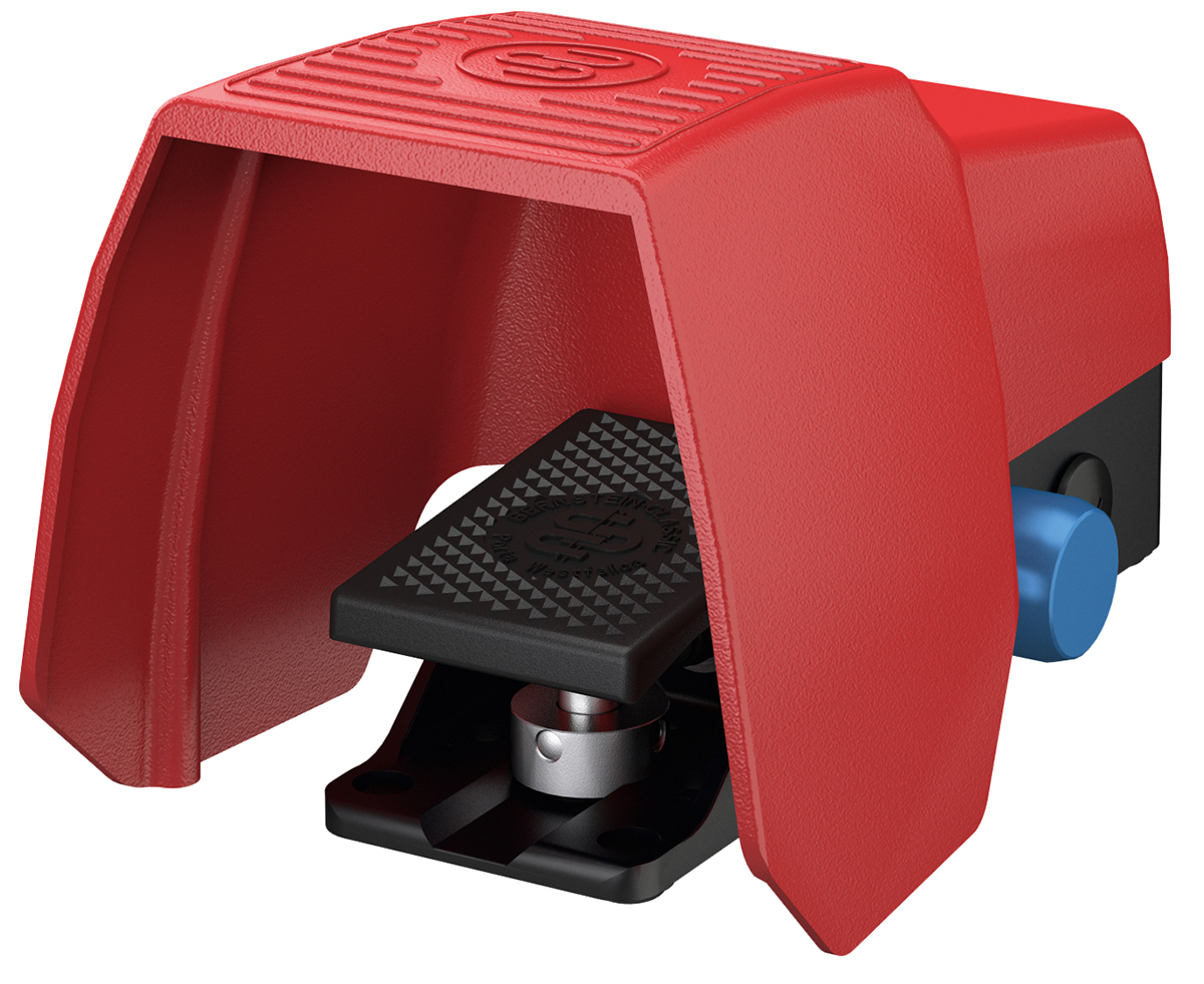 Bernstein AG Latching Foot Switch - DPDT Aluminium 5 A Contact Current, 240 V ac Contact Voltage