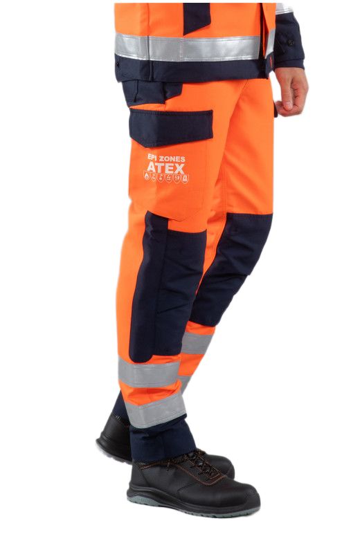 DMD 6061000ATXT Hi Vis Trouser Marine 85cm Leg