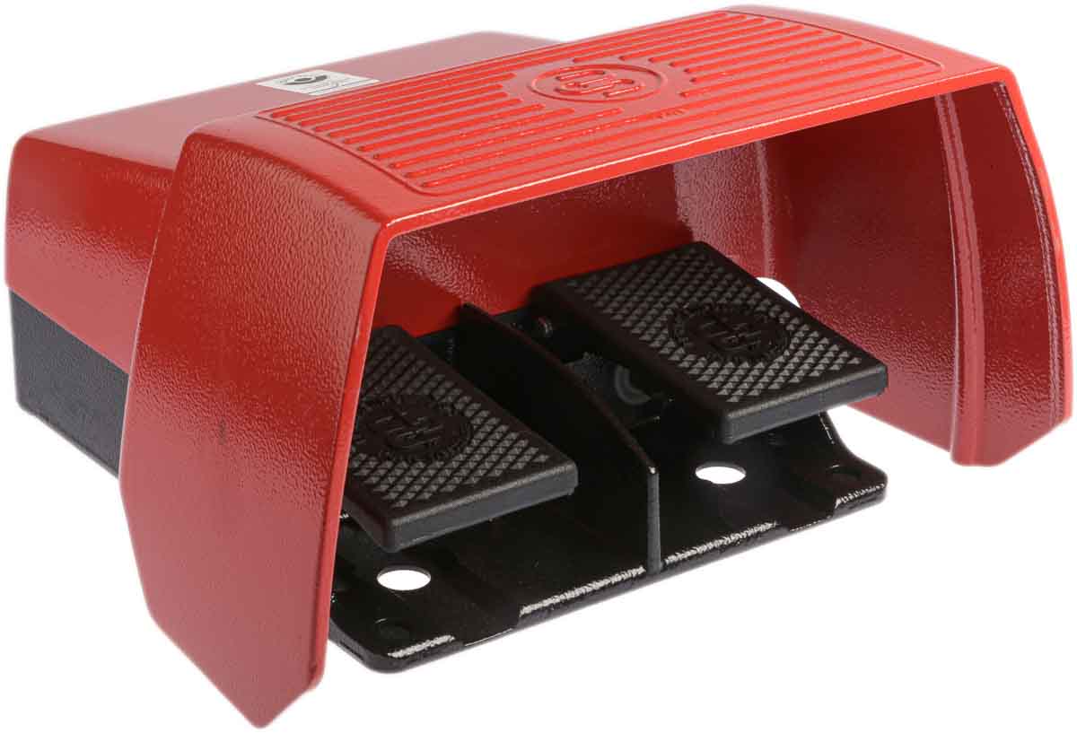 Bernstein AG Foot Switch Momentary Foot Switch - 2 NO/2 NC Aluminium 10A Contact Current, 500 V ac Contact Voltage