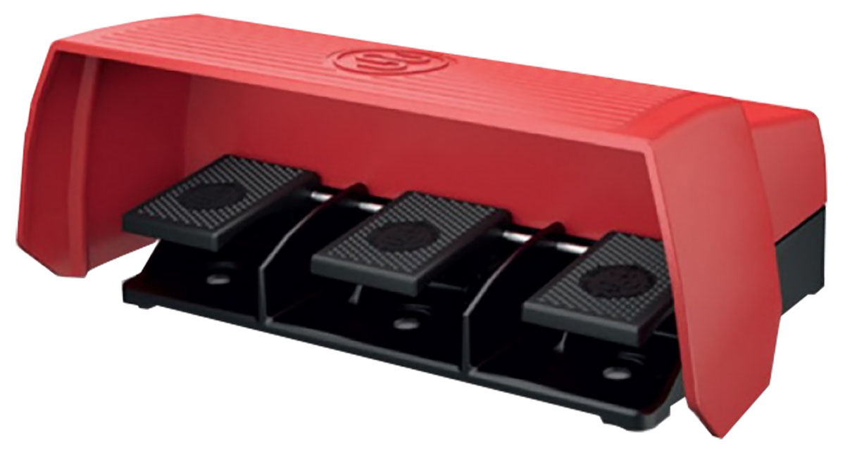 Bernstein AG Momentary Foot Switch - 3 NO/3 NC Aluminium 10 A Contact Current, 400 V ac Contact Voltage