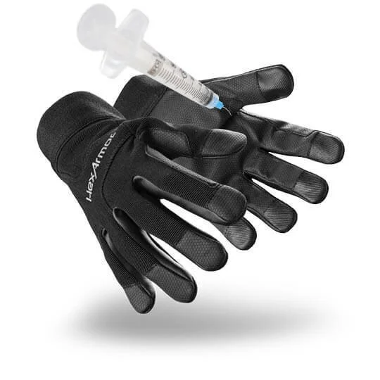 6066906 Hexarmor 2139 Black Aramid Knit Work Gloves, Polyurethane Coating