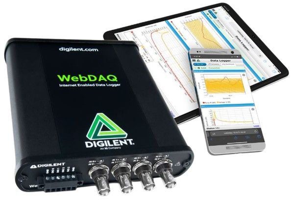 Digilent WebDAQ 504 Data Logger, 4 Channel