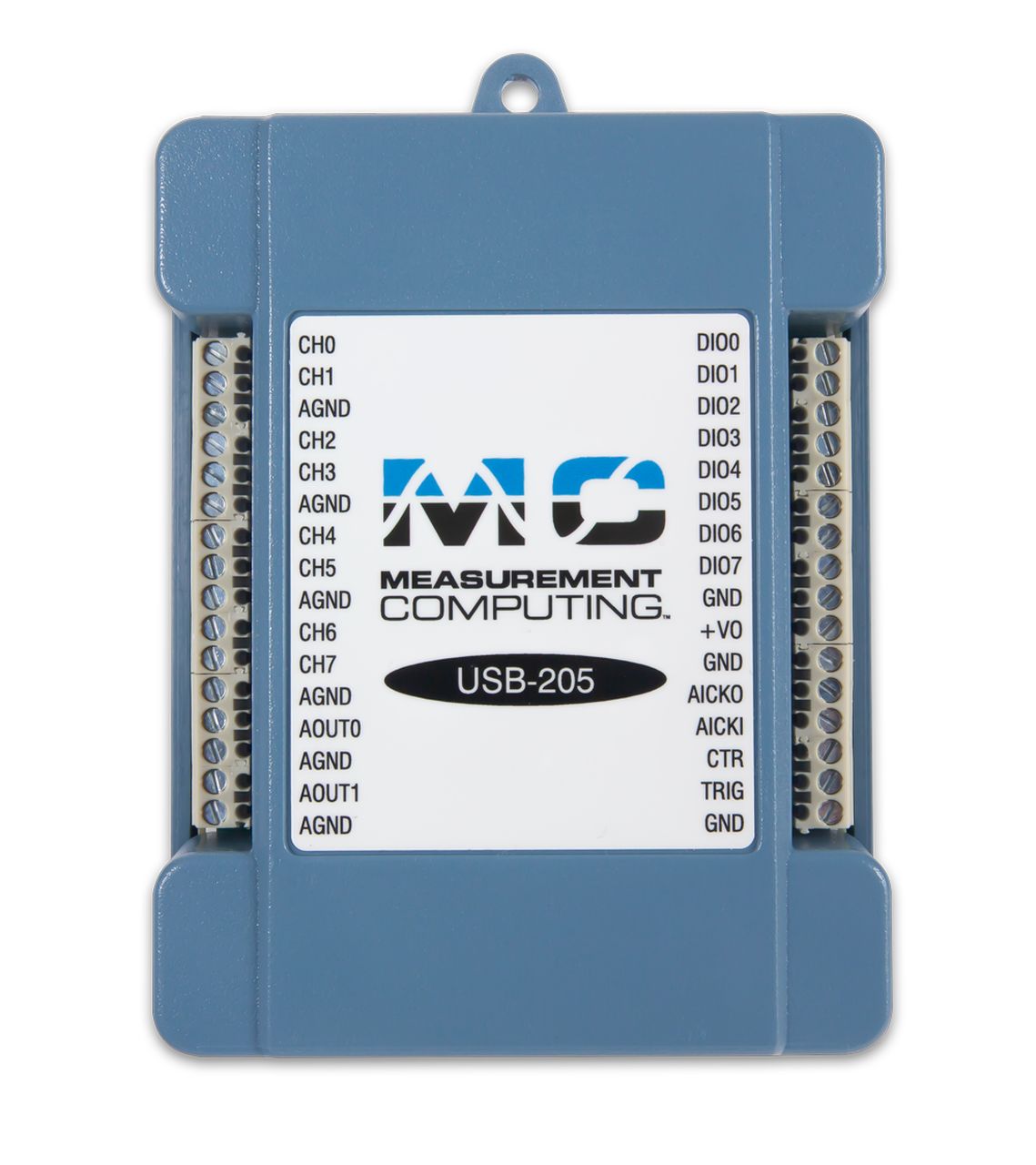 6069-410-009 Digilent MCC USB-205 Data Acquisition 8-Channel, USB, 500 ksps, 12 bit
