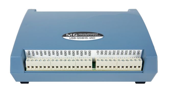 6069-410-017 Digilent MCC USB-1208HS-4AO Data Acquisition, USB, 1 ksps, 13 bit