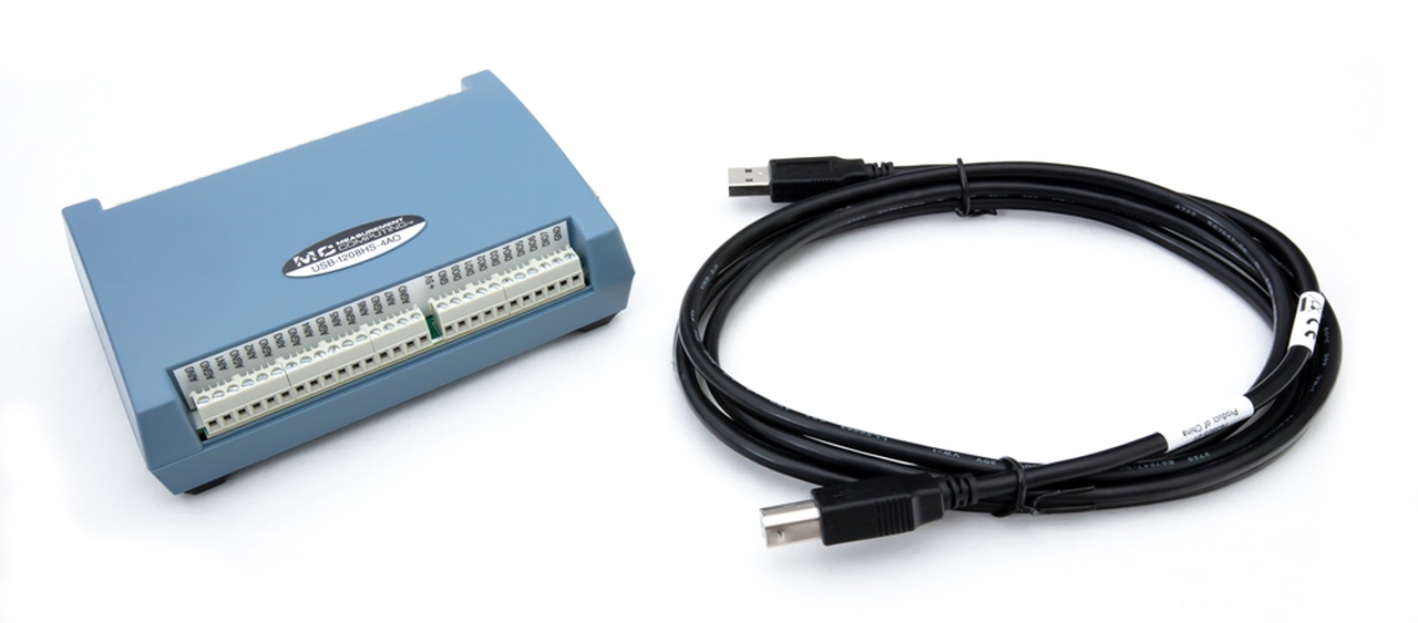 6069-410-017 Digilent MCC USB-1208HS-4AO Data Acquisition, USB, 1 ksps, 13 bit