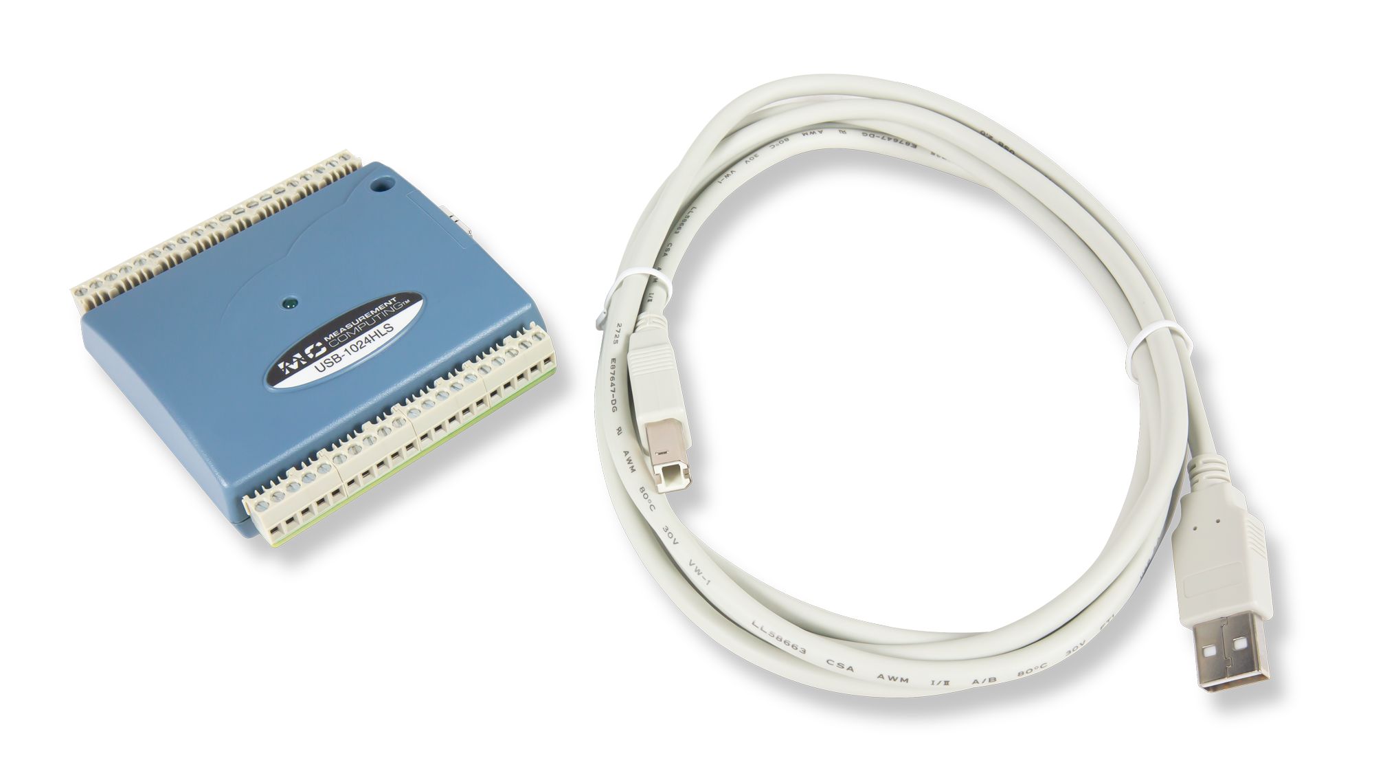 Digilent USB-1024HLS Data Acquisition 24-Channel, USB, 100 ksps, 32 bit