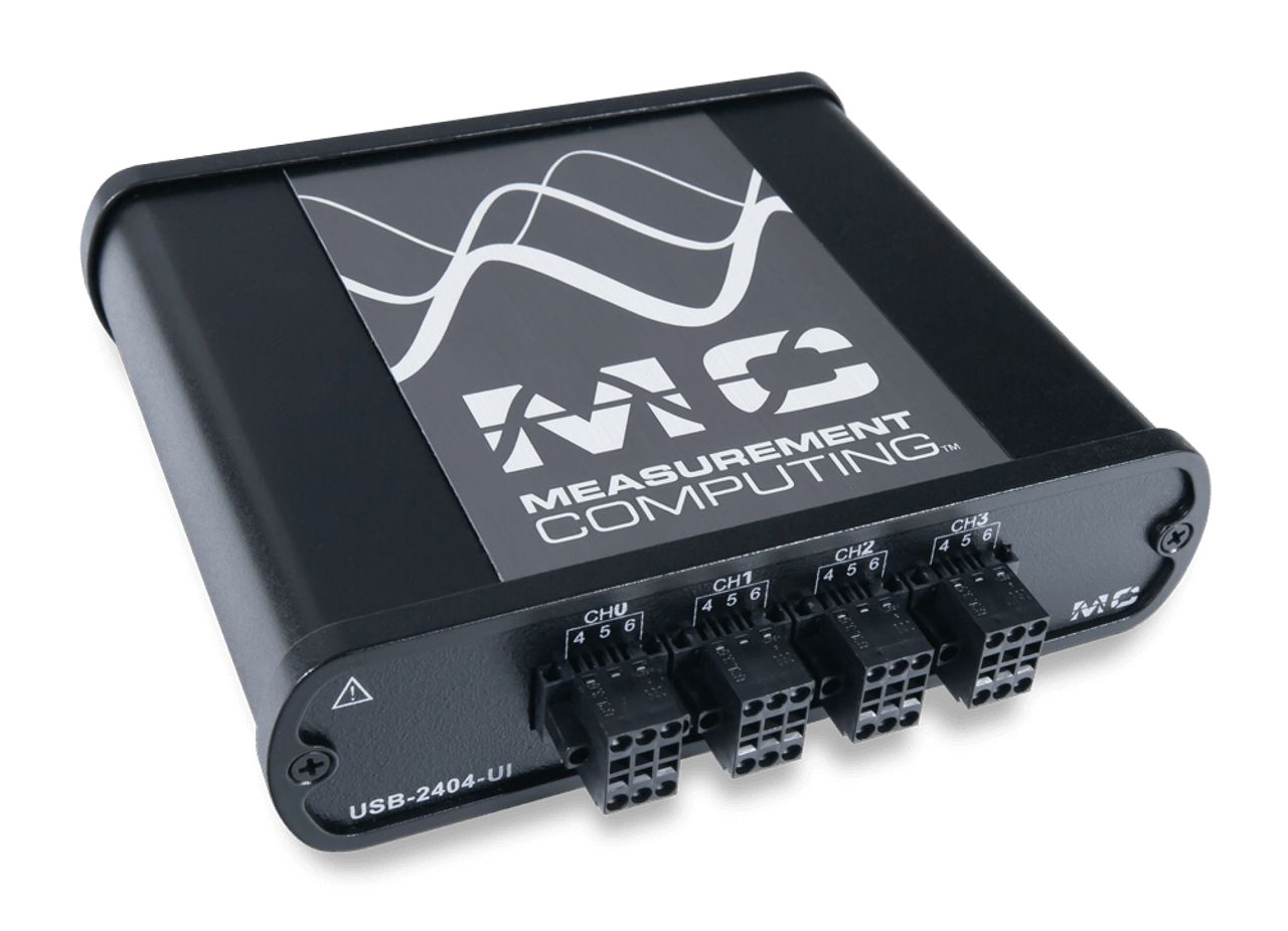 Digilent USB-2404-UI Data Acquisition 4-Channel, USB, 100 ksps, 24 bit