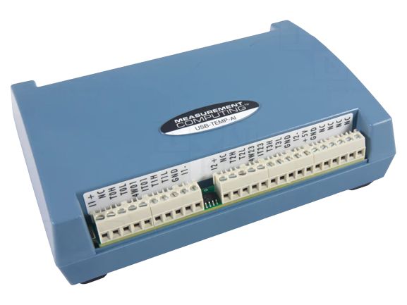 Digilent MCC USB-TEMP Data Acquisition 8-Channel, USB, 16 sps, 24 bit