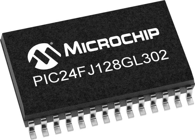 pic24fj128gl302-iml Microchip, 16 bit PIC, PIC24FJ Microcontroller, 32 MHz, 128kB FLASH, 28-Pin QFN
