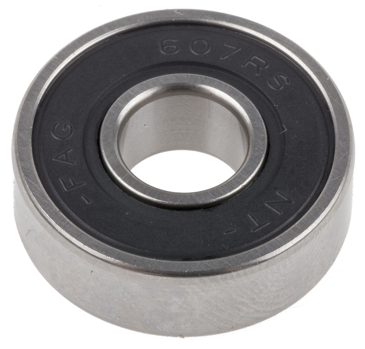 FAG 607-2RS 1 Row Ball Bearing - 7 mm ID, 19 mm OD