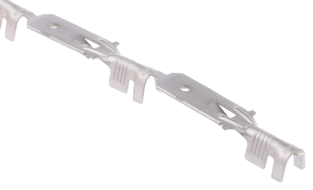TE Connectivity FASTIN-FASTON .250 Uninsulated Male Spade Connector, Tab, 6.35 x 0.81mm Tab Size, 2mm² to 5.26mm²