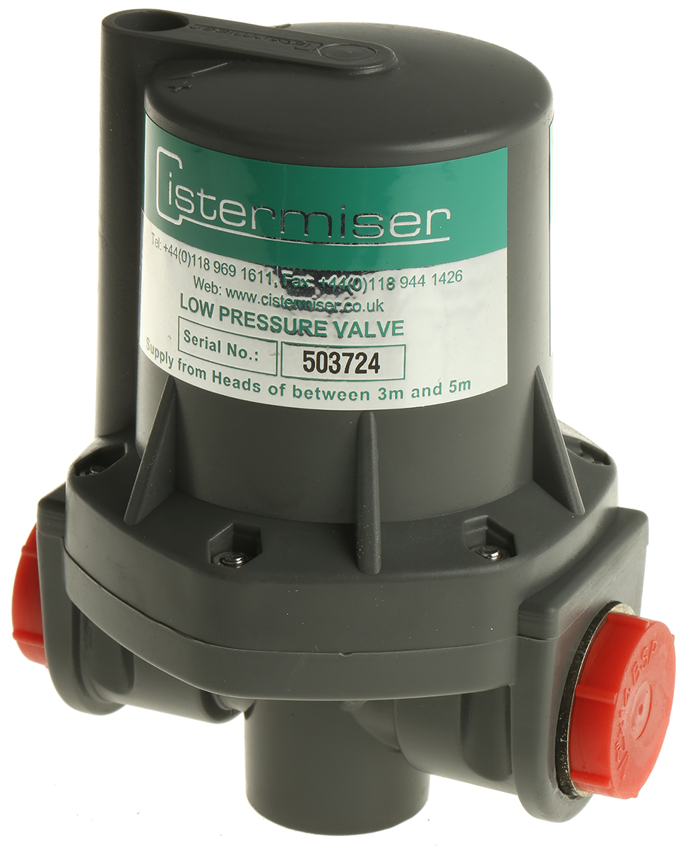 Cistermiser Low Pressure Cistern Control Valve Threaded, Threaded