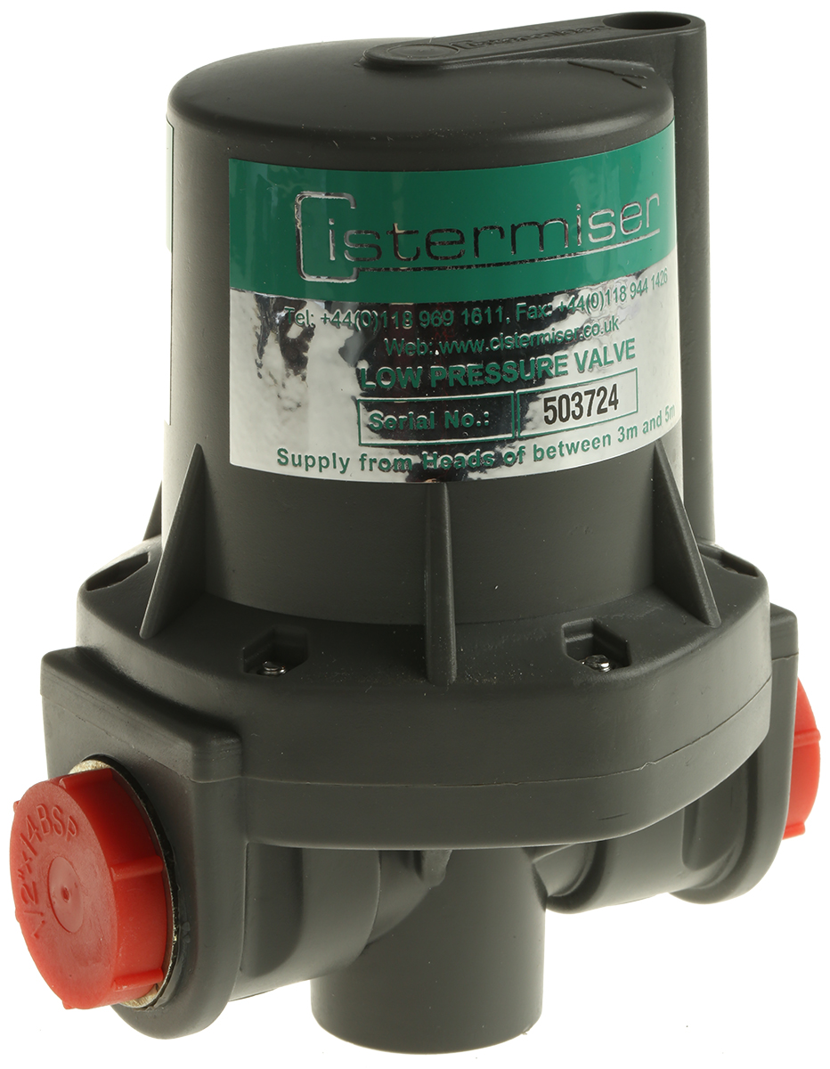 6074a Cistermiser Low Pressure Cistern Control Valve Threaded, Threaded