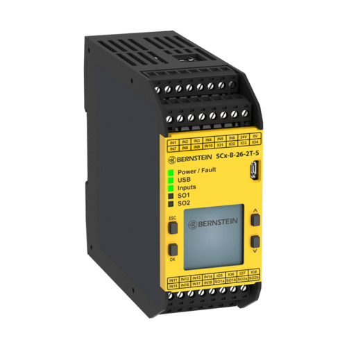 Bernstein AG SCX Series Safety Controller, 26 Safety Inputs, 2 Safety Outputs, 24V dc