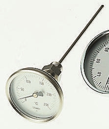 Jumo Dial Thermometer 40 °C, 608001/0180-628-018-10-000-46-01-150/000