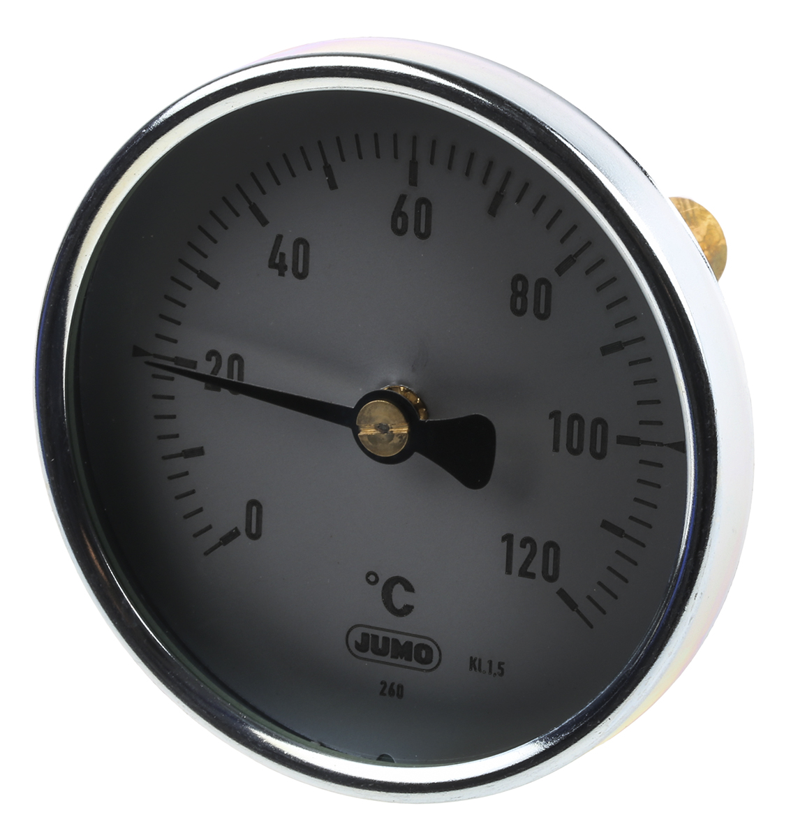 Jumo Dial Thermometer 120 °C, 608001/0180-818-913-12-104-46-46-50/000